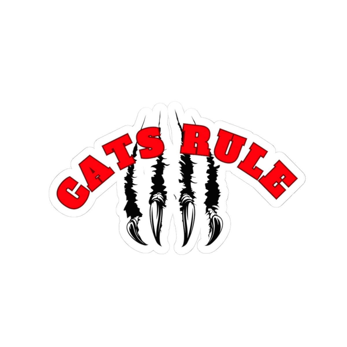 CATS RULE STICKER