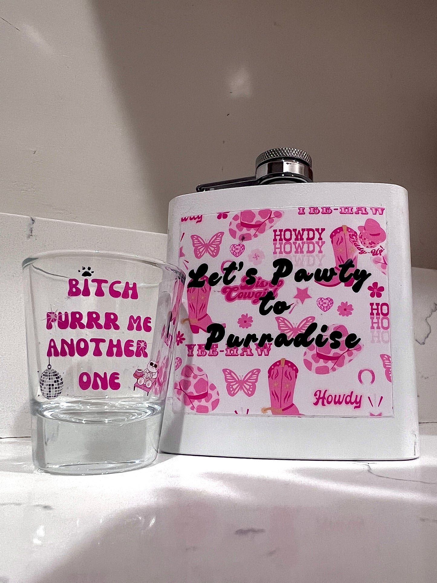 PURRR ME ANOTHER ONE | SHOT GLASS