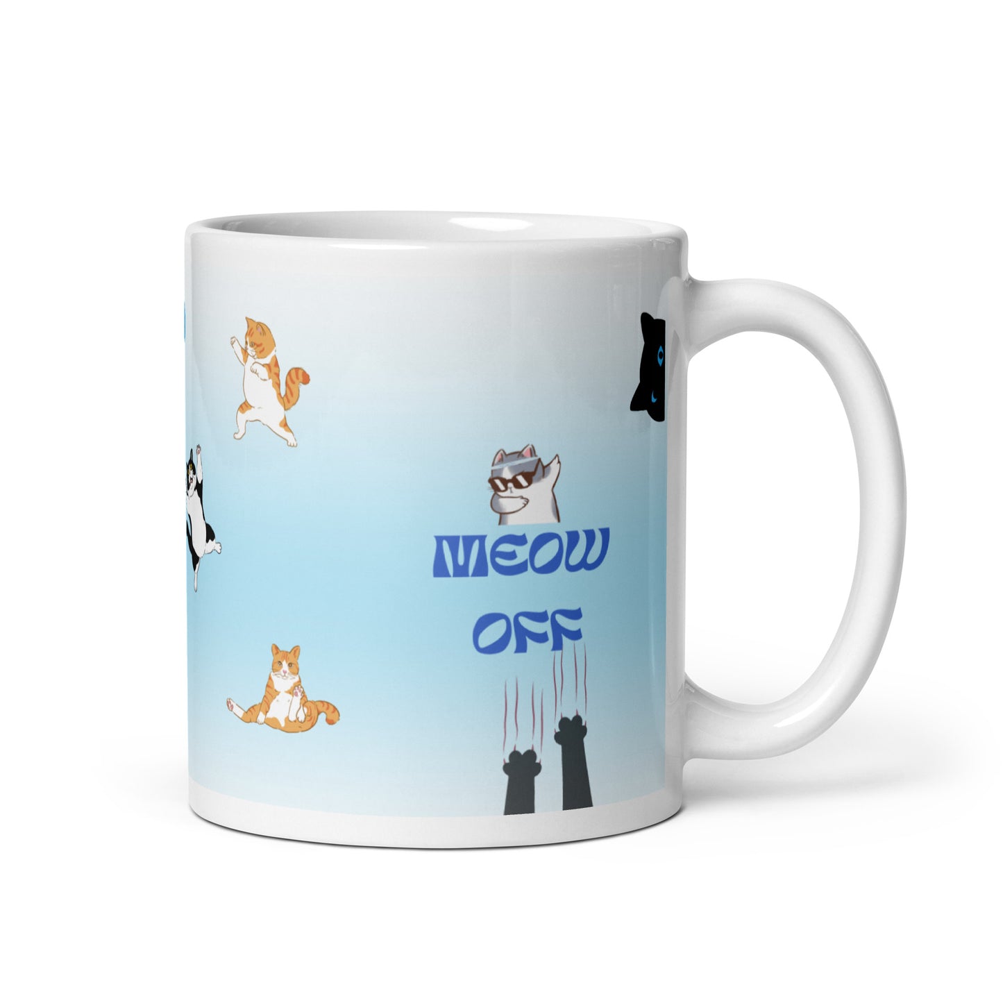 Blue Catnanigans Mug