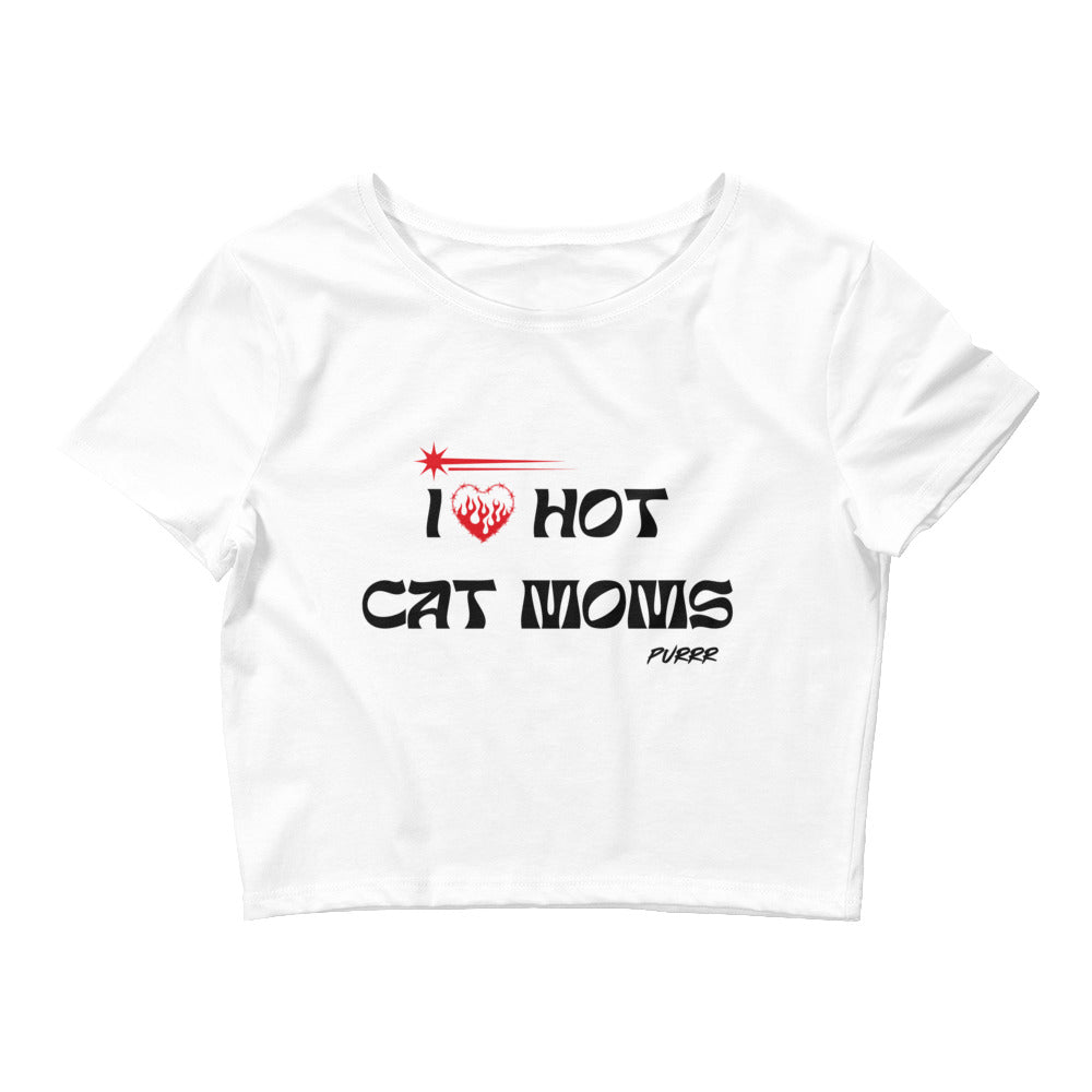 I ❤️ HOT CAT MOMS CROP TOP